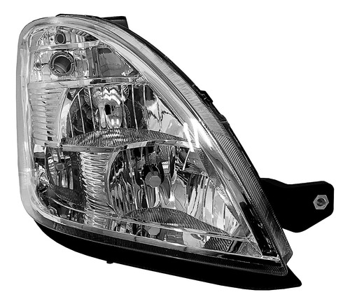 Par Farol Iveco Daily 2008 À 2020 Foco Duplo Mascara Cromada