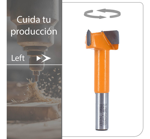 Broca Brisagra Acero Tugnsteno Izquierda 25x70mm Aitertools