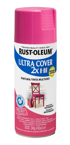 Aerosol Multiusos Ultra Cover 2x Magenta Satinado 340g