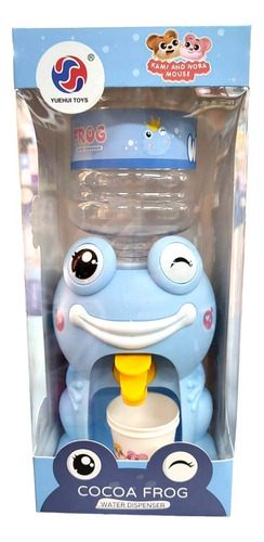 Super Dispenser De Agua Modelo Ranita ELG 55111 Color Ranita Azul