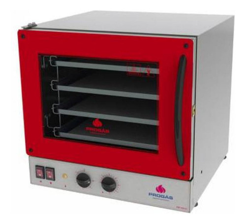 Horno Convector Electrico Rojo Progas Prp004