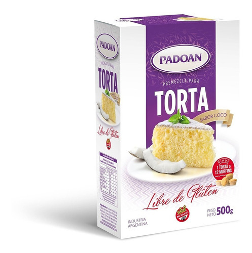 Padoan - Premezcla Torta De Vainilla Sin Tacc 500 Gr