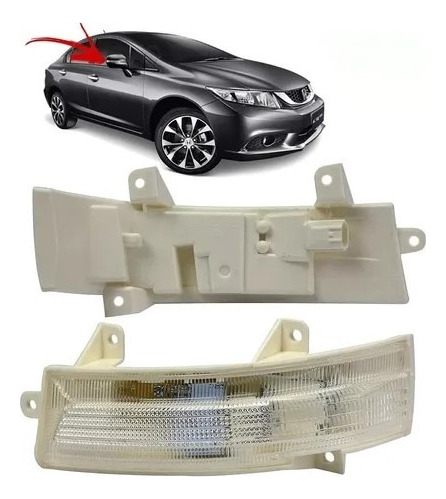 Pisca Retrovisor Externo Civic 2012 2013 2014 2015 2016