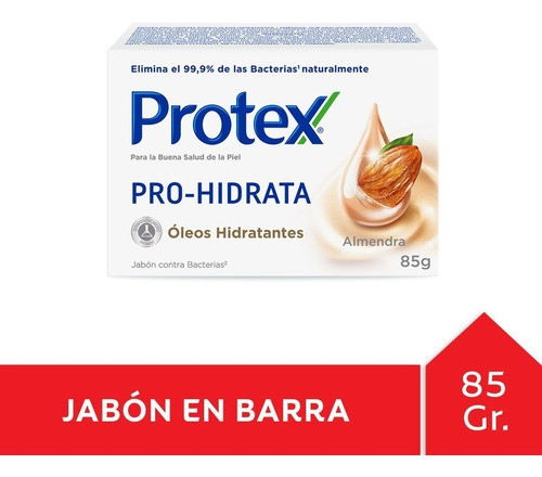 Jabón En Barra Protex Pro Hidrata Almendra 85g