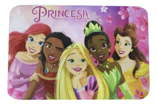 Alfombra Antideslizante Con Memoria Disney 77 X 117 Diseño De La Tela Princesas