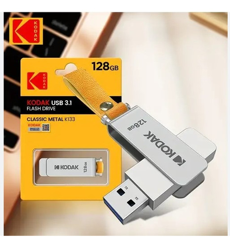 Pendrive 128gb Dual Usb & Type C Kodak