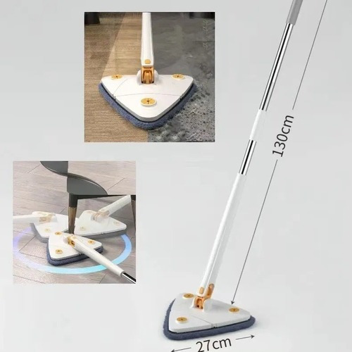 Adjustable Triangular Mop With 360 Degree Rotation.