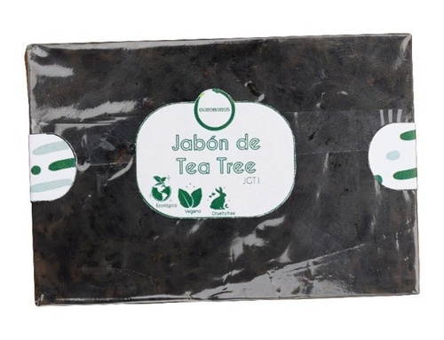 Jabón De Glicerina Vegano Tea Tree Pieles Atópicas 100grs