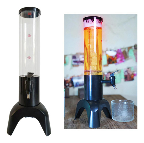 Dispensador De Licor De 1,5 L Para Mantener La Bebida Negro