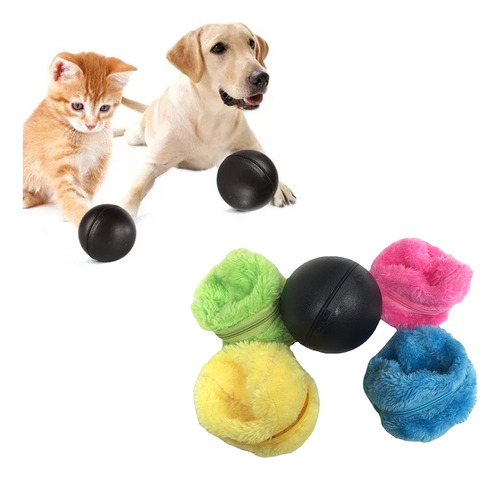 Pelota Automática Activación Magic Roller Ball Perro Gato