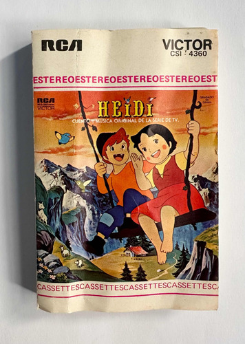 Heidi Cassette Cuento Y Música Original De La Serie De Tv