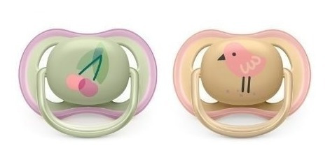 Imagen 3 de 5 de Chupetes Philips Avent Ultra Air X2 0-6 M Bebes 08513