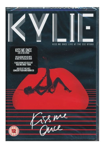 Kylie Kiss Me Once Live At The Sse Hydro Dvd + Cds [nuevo]