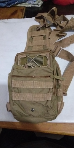 Mochila Mariconera Tactica Militar East West Cafe Rt514