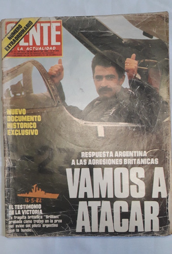 Revista Antigua * Gente * N° 878  Guerra Malvinas