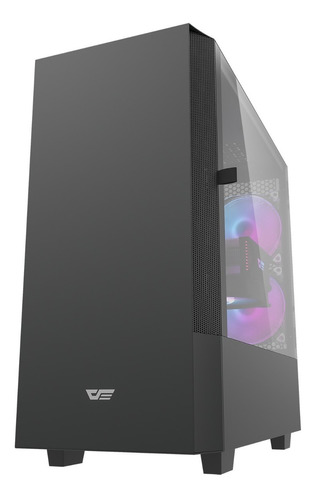 Gabinete Vertical Darkflash Dlv22 Black Atx Vidrio Templado