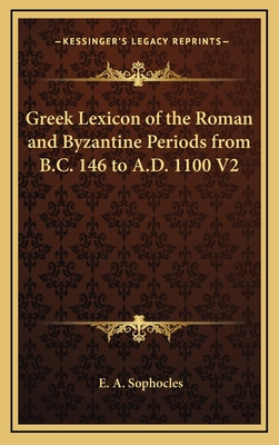 Libro Greek Lexicon Of The Roman And Byzantine Periods Fr...