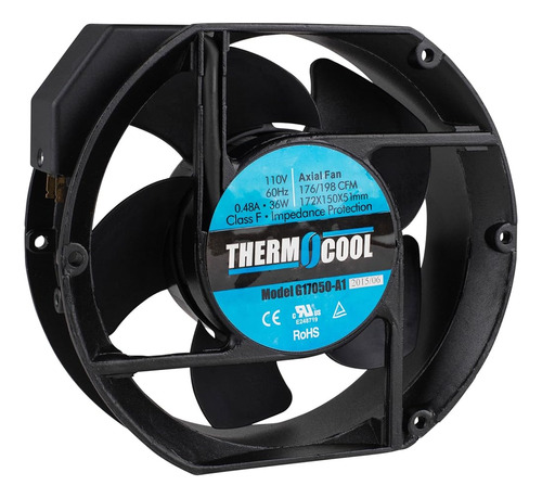 Ventilador De Enfriamiento Axial Thermocool 110v 176cfm 6.77