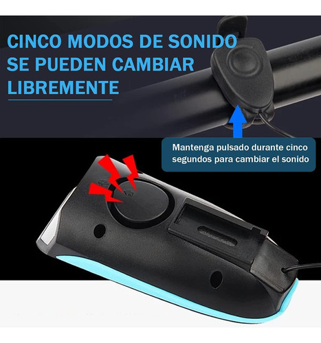 Luces Para Bicicleta, Luz Bicicleta Recargable Usb