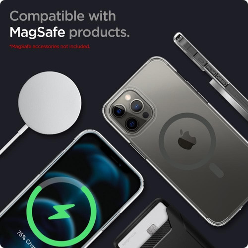Imagem 6 de 6 de Capa Spigen Ultra Hybrid Magsafe Para iPhone 12 Pro Max
