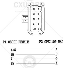 adaptador aldl para obd2 adaptador aldl para obd2