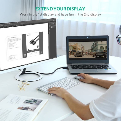 Displayport A Cable Convertidor Hdmi-ultra Hd