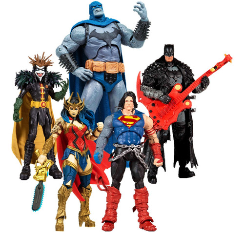Dc Death Metal Mcfarlane Darkfather Robin Superman Wonder Wo (Usado)