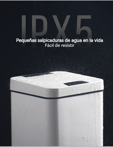 Cubo Basura De 18 L Recargable Con Sensor Inteligente Sala