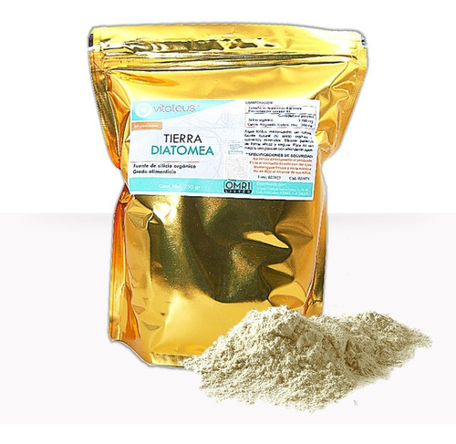 Tierra De Diatomeas Silicio Orgánico 250gr 