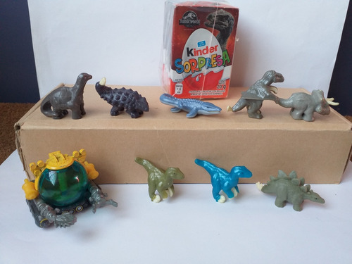Colección Completa Dinosaurios Jurassic World- Kinder Sorpre (Usado)
