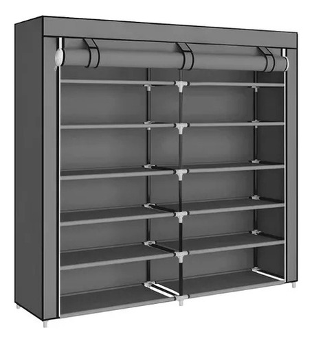 Zapatera Organizador De 6 Niveles Closet De Zapatos Tenis Fasilyt YUB-012 Gris