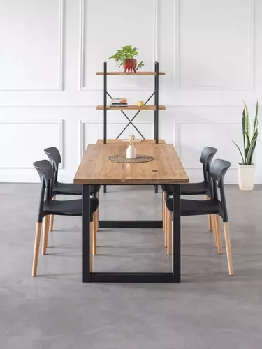 Mesa Comedor Diseño Hierro Y Madera 1.90x0.80 - $ 31.000,00 en Mercado  Libre  Diseño de mesas de madera, Diseño de mesas de comedor, Mesas de  comedor industriales