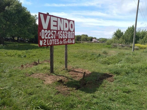 2 Lotes De 15x40 Zona Comercial,calle 16 Entre 90 Y 91 , Mar Del Tuyu . Mirando A La Ruta (sobre Colectora) Buen Acceso