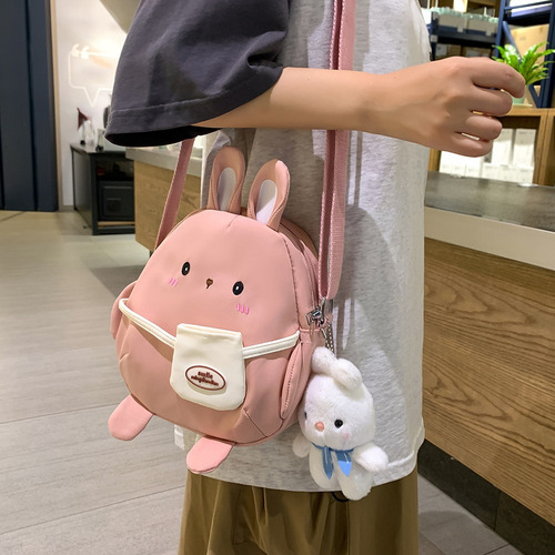 Bolso De Hombro Con Correa Ajustable De Dibujos Animados Par