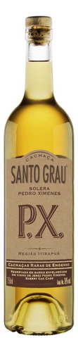 Cachaça Envelhecida Santo Grau Solera Pedro Ximenes Garrafa 750ml