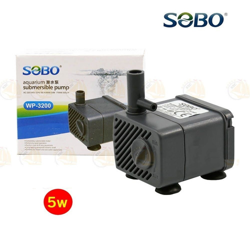 Bomba De Agua Sobo 300l/h Para Cascadas, Piletas