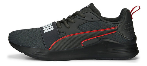 Tenis Puma Puma Wired Run Hombre-gris/rojo