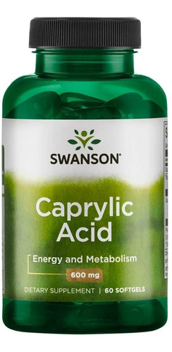 Suplemento en cápsula Swanson  Swanson acido caprilico