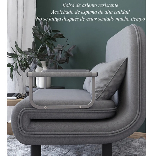 Sillón Vintage Con Sofá Futón Moderno Extra Grueso