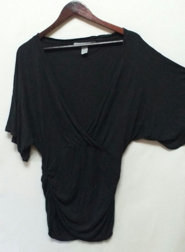 Blusa Talle L De Zara Negra Larga, Cataleya 