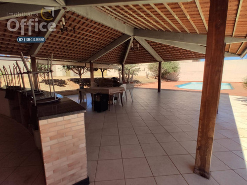 Imagem 9 de 30 de Excelente Casa No Anápolis City De 3 Terrenos - Piscina - Quintal Grande E Gramado - 4 Suítes - 1338 M² - Ca0372