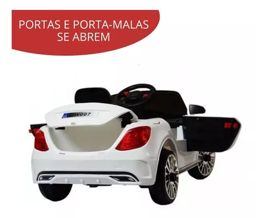 Carro Elétrico Infantil Mercedes GLV Branca 12V Bandeirante - Fátima Criança