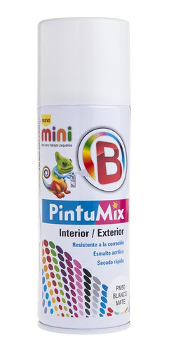 Pinturas Pintumix De 200 Ml Blanco Mate