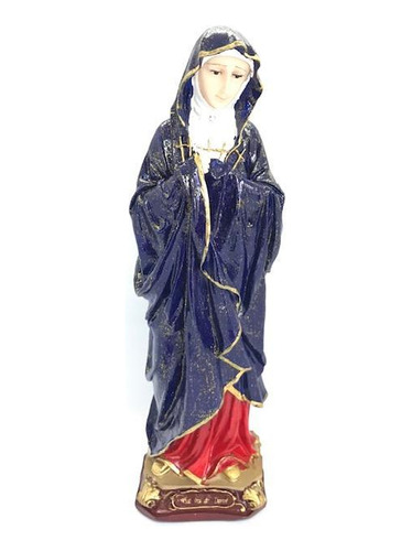Escultura Nossa Senhora Das Dores 32 Cm Em Resina