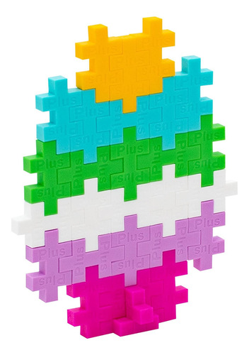 Plus Plus - Huevo De Pascua - Tubo De 70 Piezas, Construcció