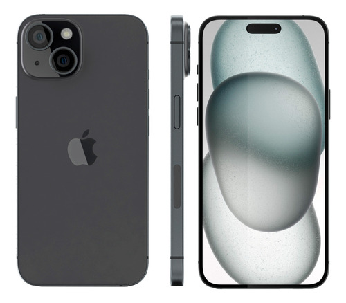 Apple Iphone 15 256gb Negro Reacondicionado Estética De 9 Batería De 80-90% Celular Grado A Esim Negro (Reacondicionado)