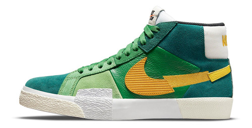 Zapatillas Nike Blazer Mid Mosaic Green Urbano Da8854-300   