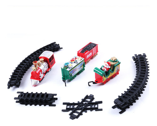 Juego De Tren De Navidad Retro, Decoración De Árbol De