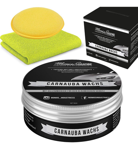 Momo's Garage® Carnauba Wax Barniz De Sellado Rápido Glos