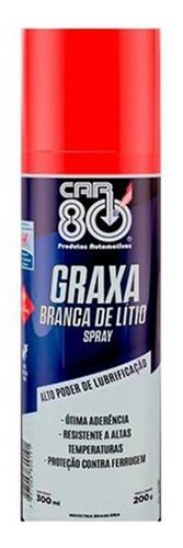 Graxa Branca Spray 300ml Car80